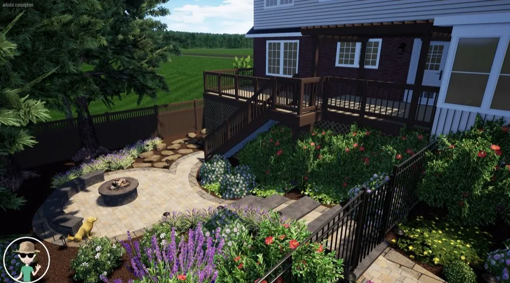 Professional garden landscaping experts serving Cary, NC - Easley Does It Lawnscapes