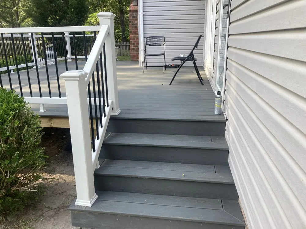 Local landscape installation in New Bern, NC by East Carolina Handyman Services