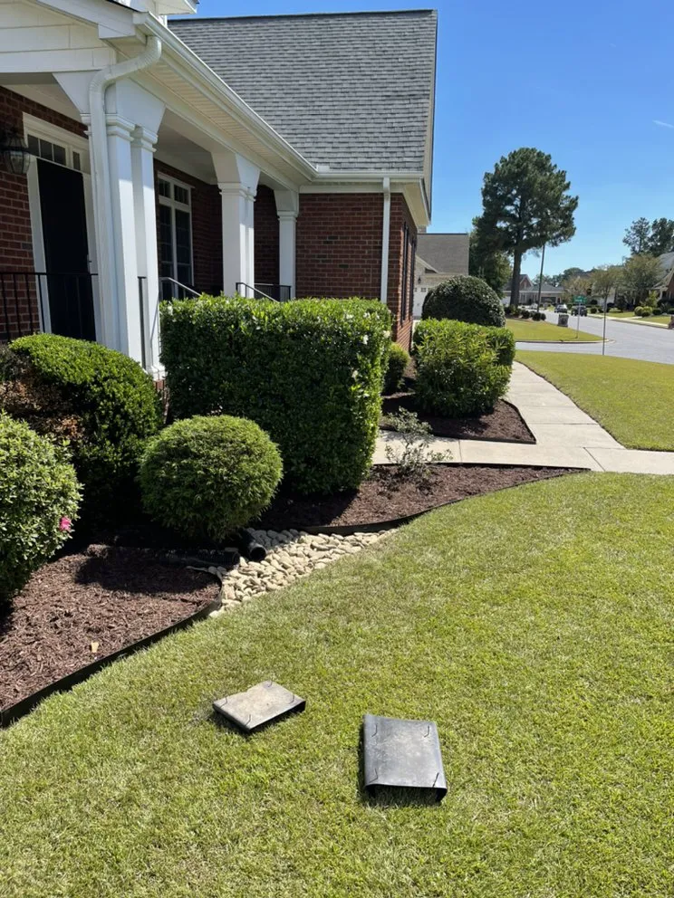 Affordable garden landscaping for residential properties in Winterville, NC by East Coast Cutz & Construction