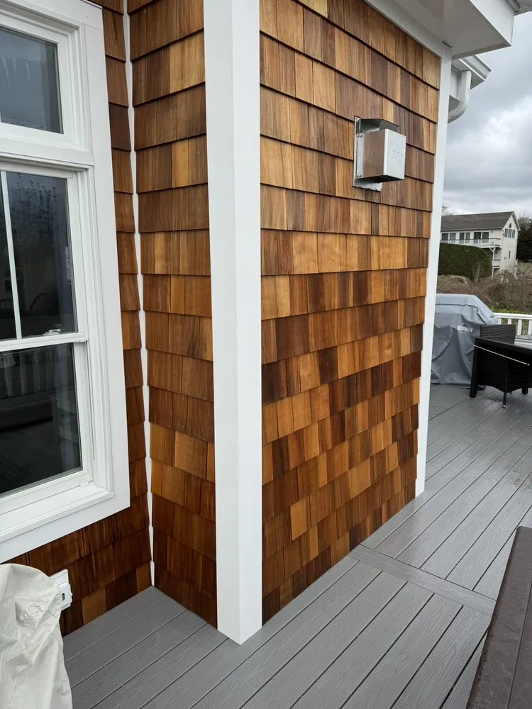 Custom landscape installation in North Kingstown, RI by East Coast Industries