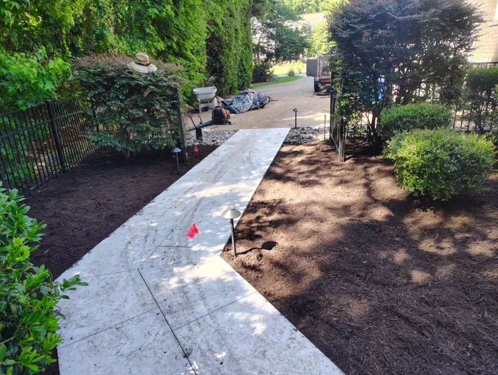 Custom landscape design in Atkinson, NC - East Coast Landscapes and Concrete