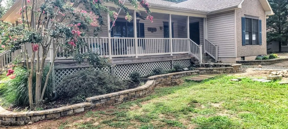 Expert outdoor landscaping for residential properties in Fredericksburg, VA by East Coast Lawn Care