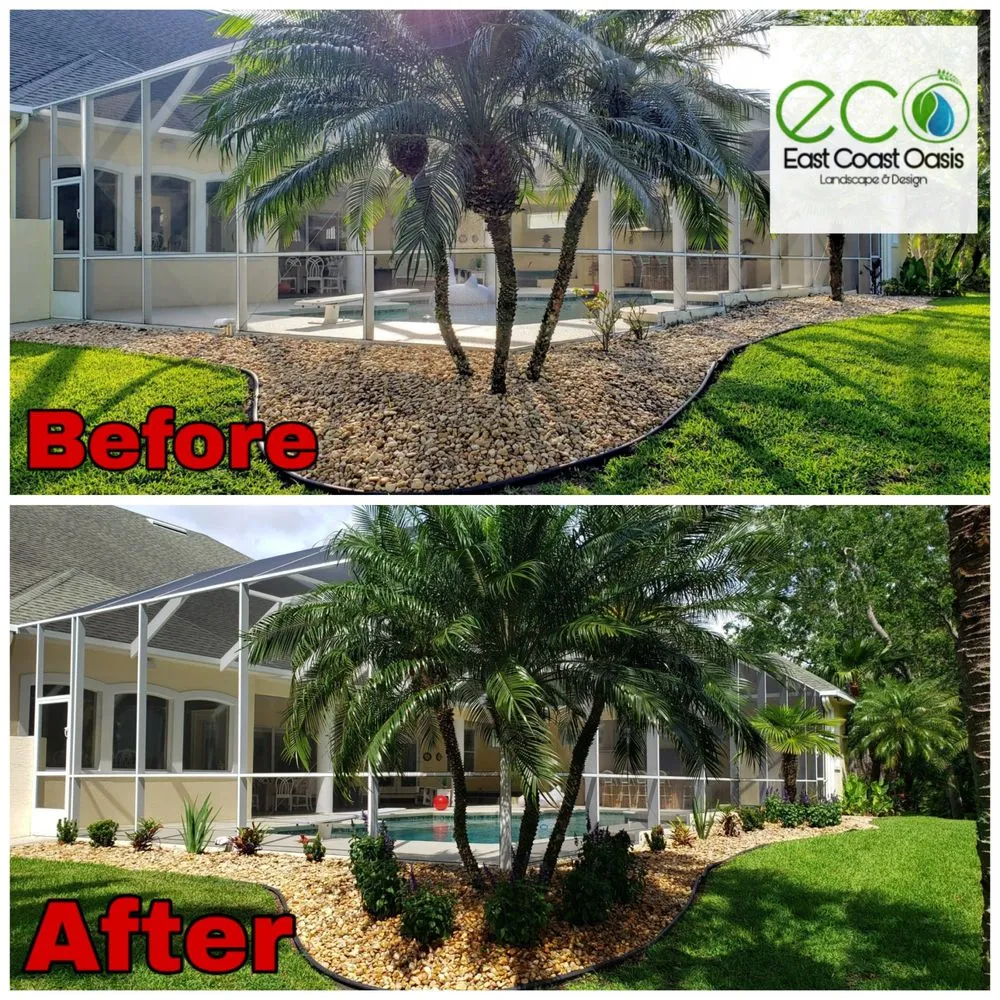 Local lawn mowing service experts serving PT ORANGE, FL - East Coast Oasis Landscape and Design