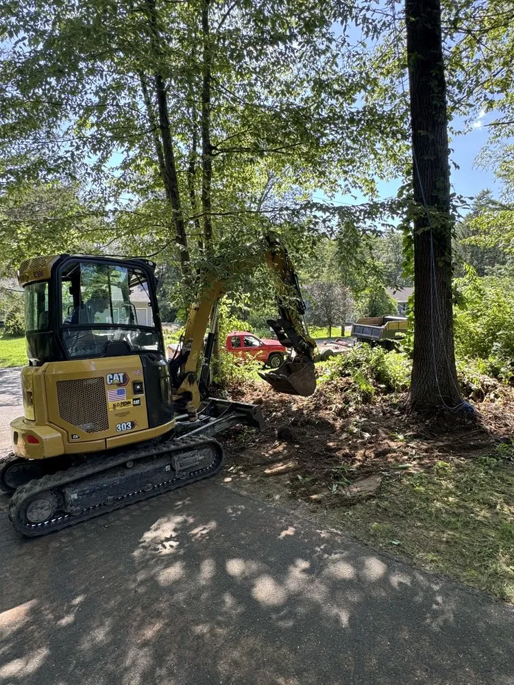 Expert landscape installation with custom design in New Milford, CT by East Coast Services