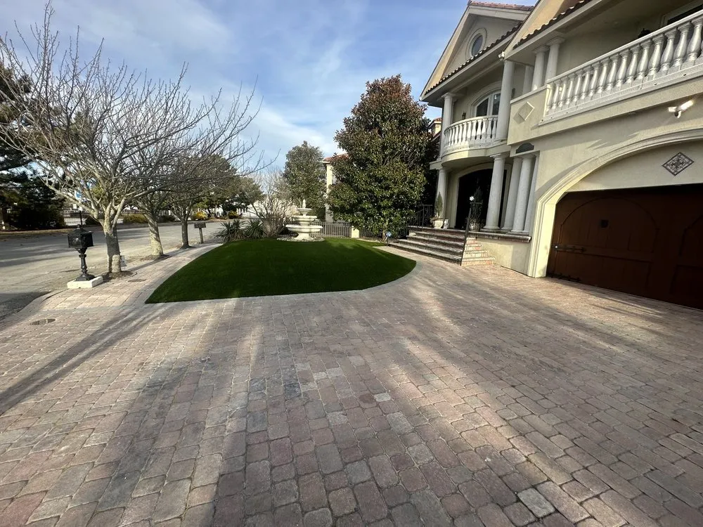 Local landscape installation in Ventnor City, NJ by East Coast Synthetic Turf Resources
