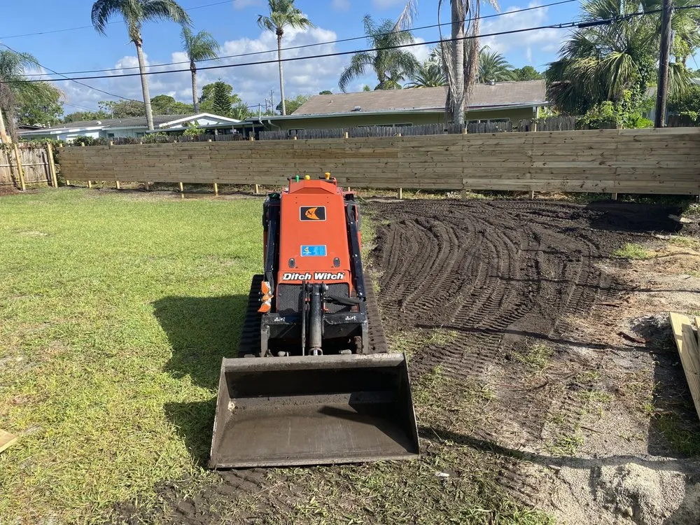 Custom yard cleanup service for beautiful yards in Melbourne, FL by East Coast Trees and Landscaping