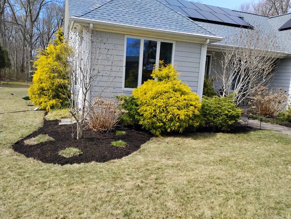 Local landscape installation in East Greenwich, RI by East Greenwich Services