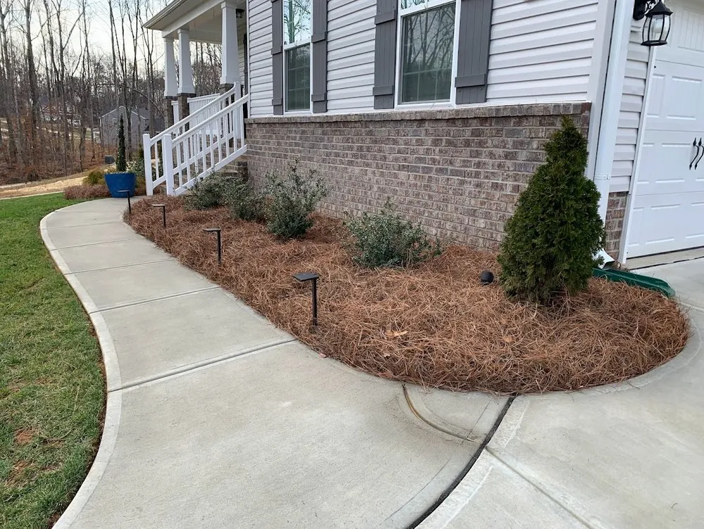 Affordable residential landscaping with custom design in High Point, NC by East King Landscapes