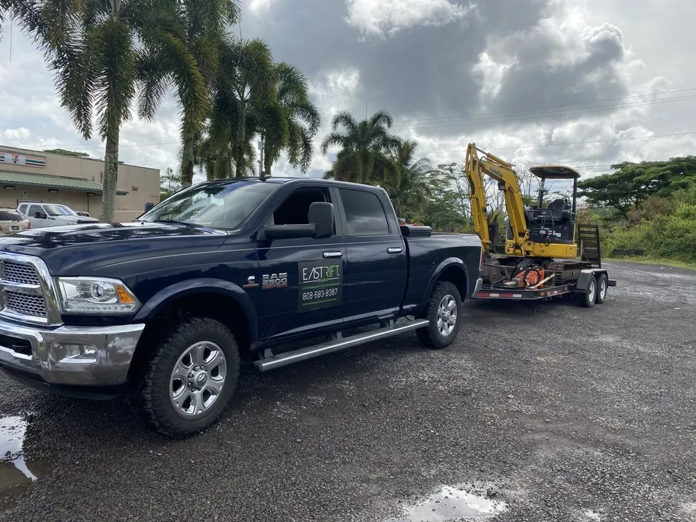 Professional lawn mowing service with custom design in Mountain View, HI by East Rift Hawaii