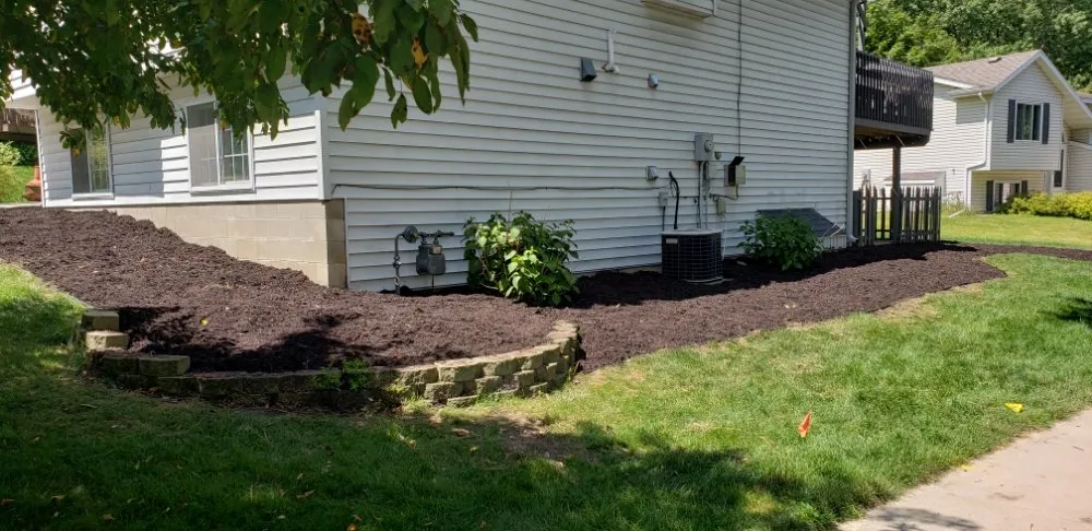 Local garden landscaping in Rochester, MN - East Side Lawn and Snow