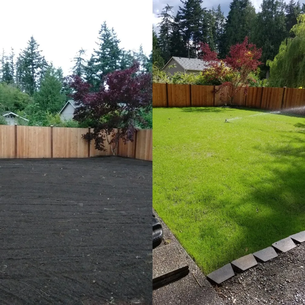 Affordable landscape design in South Prairie, WA by Eastbound Custom Concrete,  Eastbound Exc & Landscape