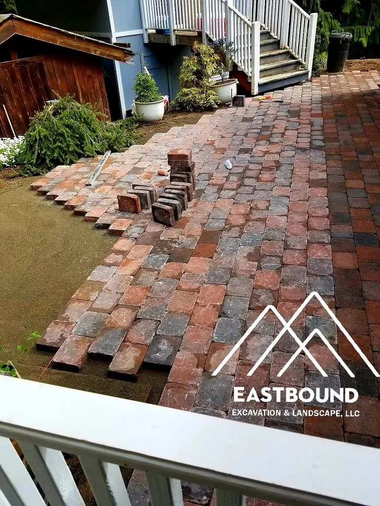 Custom landscape installation for year-round maintenance in South Prairie, WA by Eastbound Custom Concrete,  Eastbound Exc & Landscape