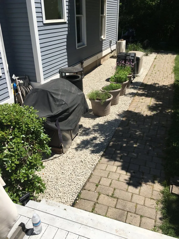 Custom outdoor landscaping in Rochester, NH by Easter Ridge Landscaping