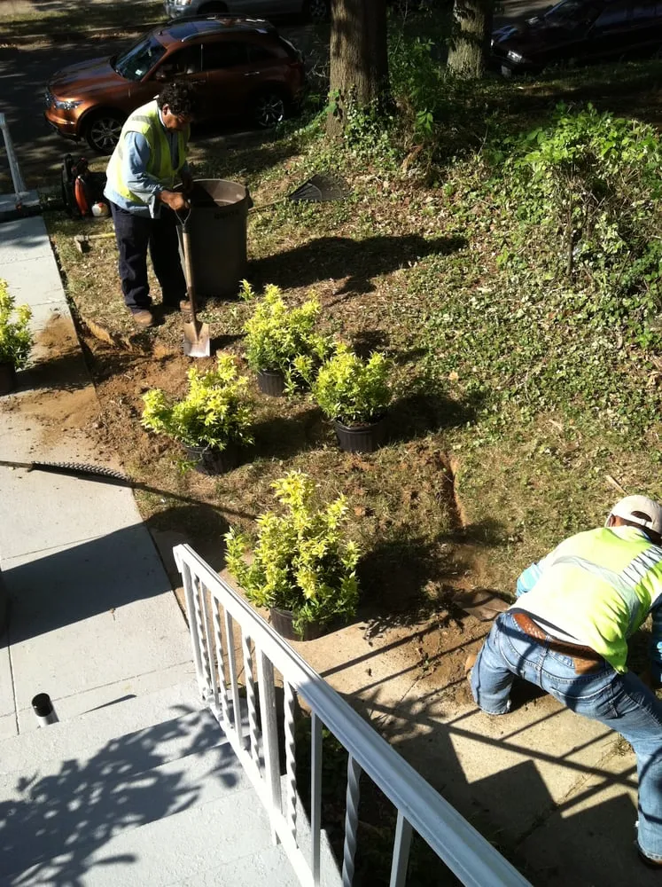 Custom outdoor landscaping in Bowie, MD by Eastern Grounds Landscaping