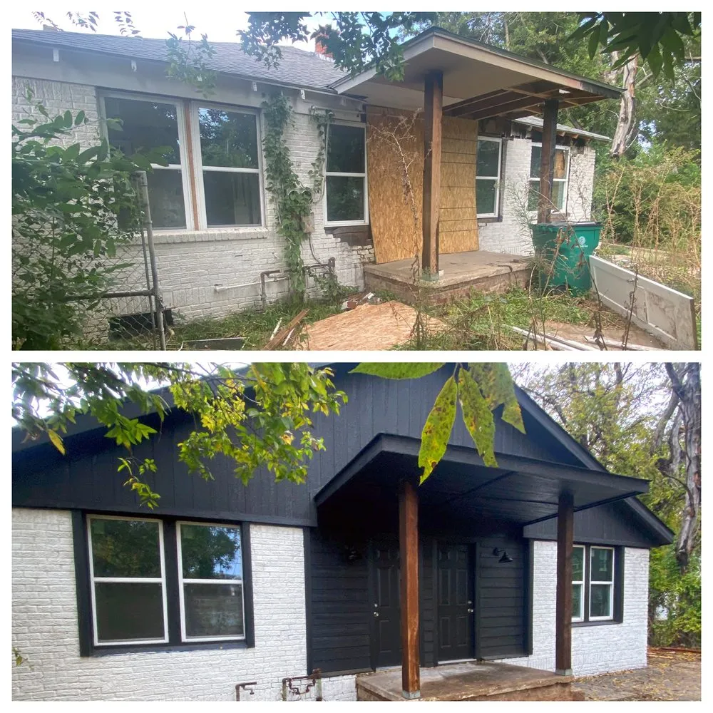 Local landscape installation with custom design in Choctaw, OK by Eastern Homes