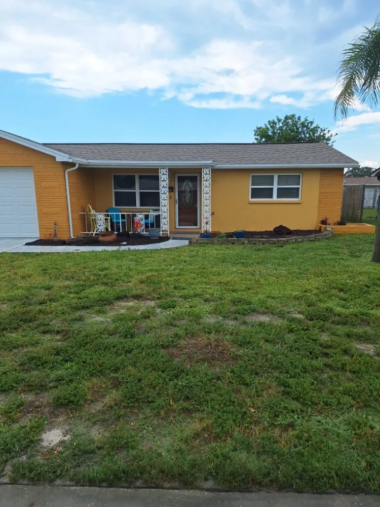 Affordable lawn mowing service with custom design in New Port Richey, FL by Eastman Lawn Care