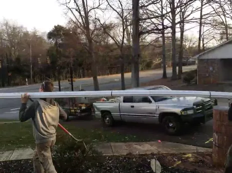 Custom yard cleanup service in Greenville, SC by Eastside Yard and Irrigation