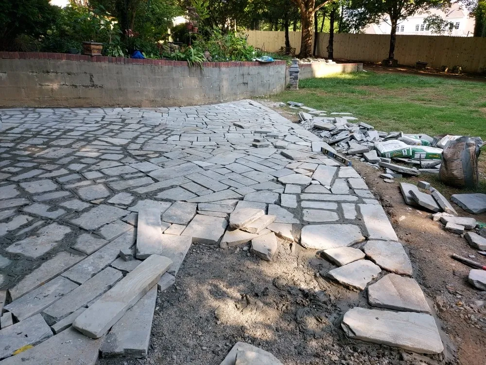 Custom garden landscaping with custom design across Huntsville, AL - Eastview Landscaping