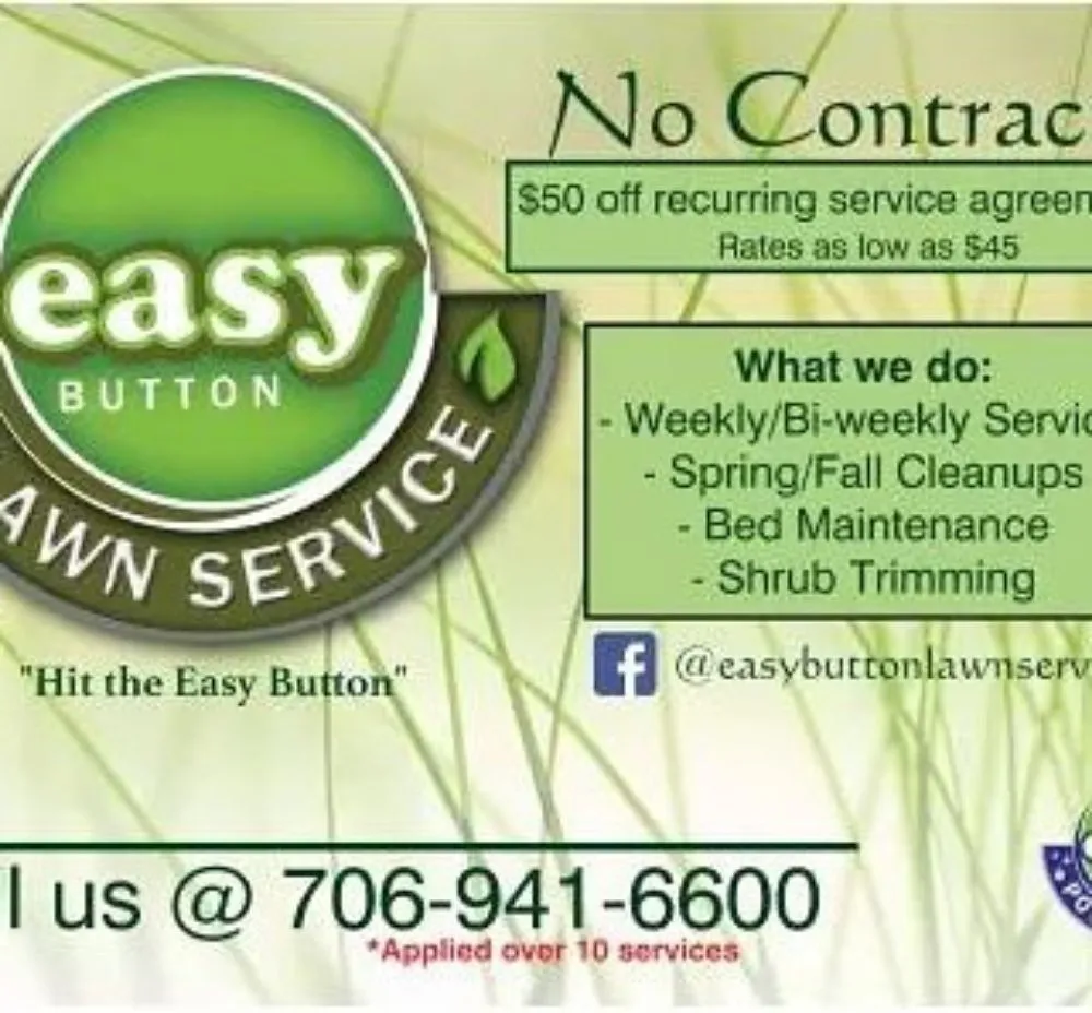 Trusted yard cleanup service experts serving Grovetown, GA - Easy Button Lawn Service