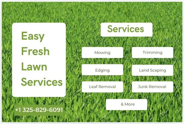 Easy Fresh Lawn Service