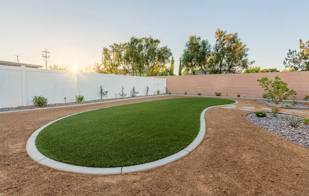 Custom garden landscaping for residential properties in Mira Loma, CA by Easy Green Landscaping