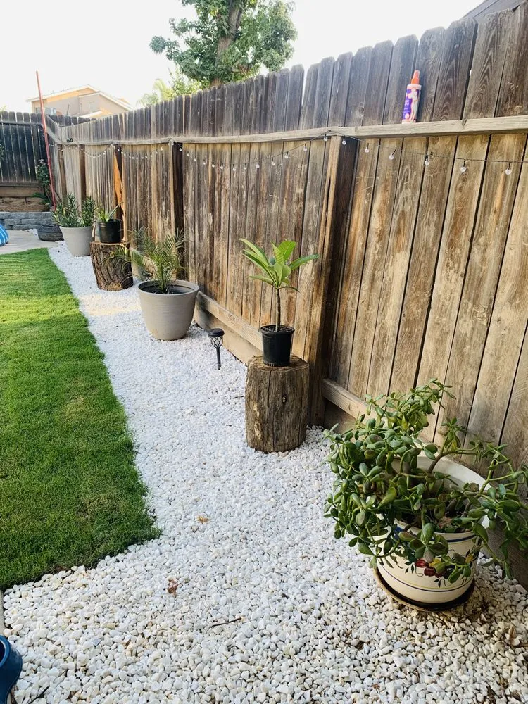 Local garden landscaping with custom design across Fresno, CA - Easy Lawn Care