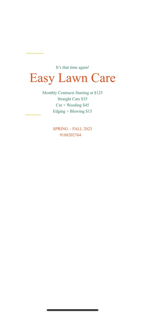 Expert outdoor landscaping in Tulsa, OK - Easy Lawn Care