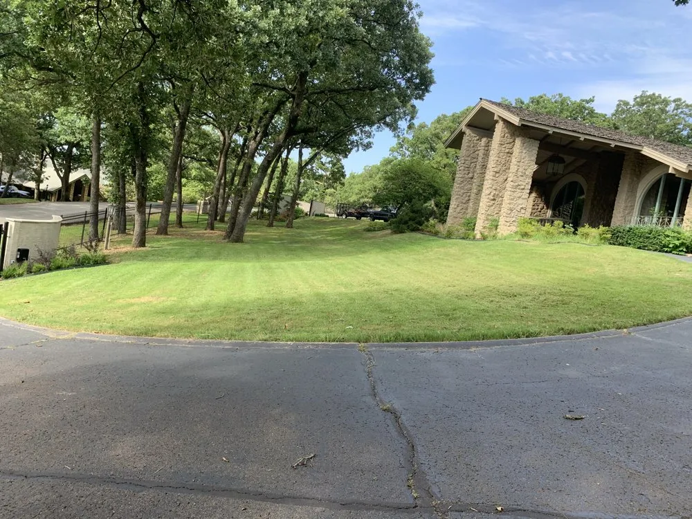 Professional landscape design in Tulsa, OK by Eating Off Grass