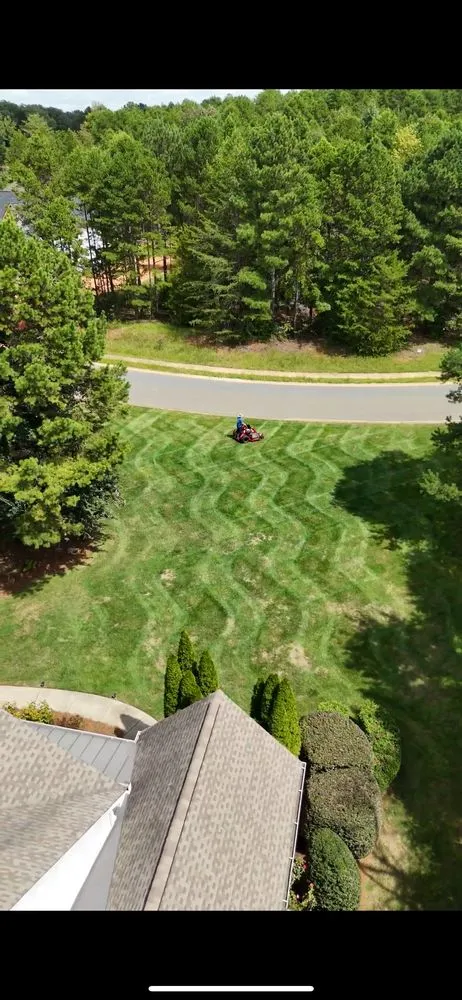Professional outdoor landscaping in Charlotte, NC by Eaton Lawn Care