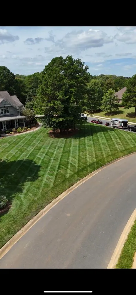 Custom landscape installation in Charlotte, NC - Eaton Lawn Care
