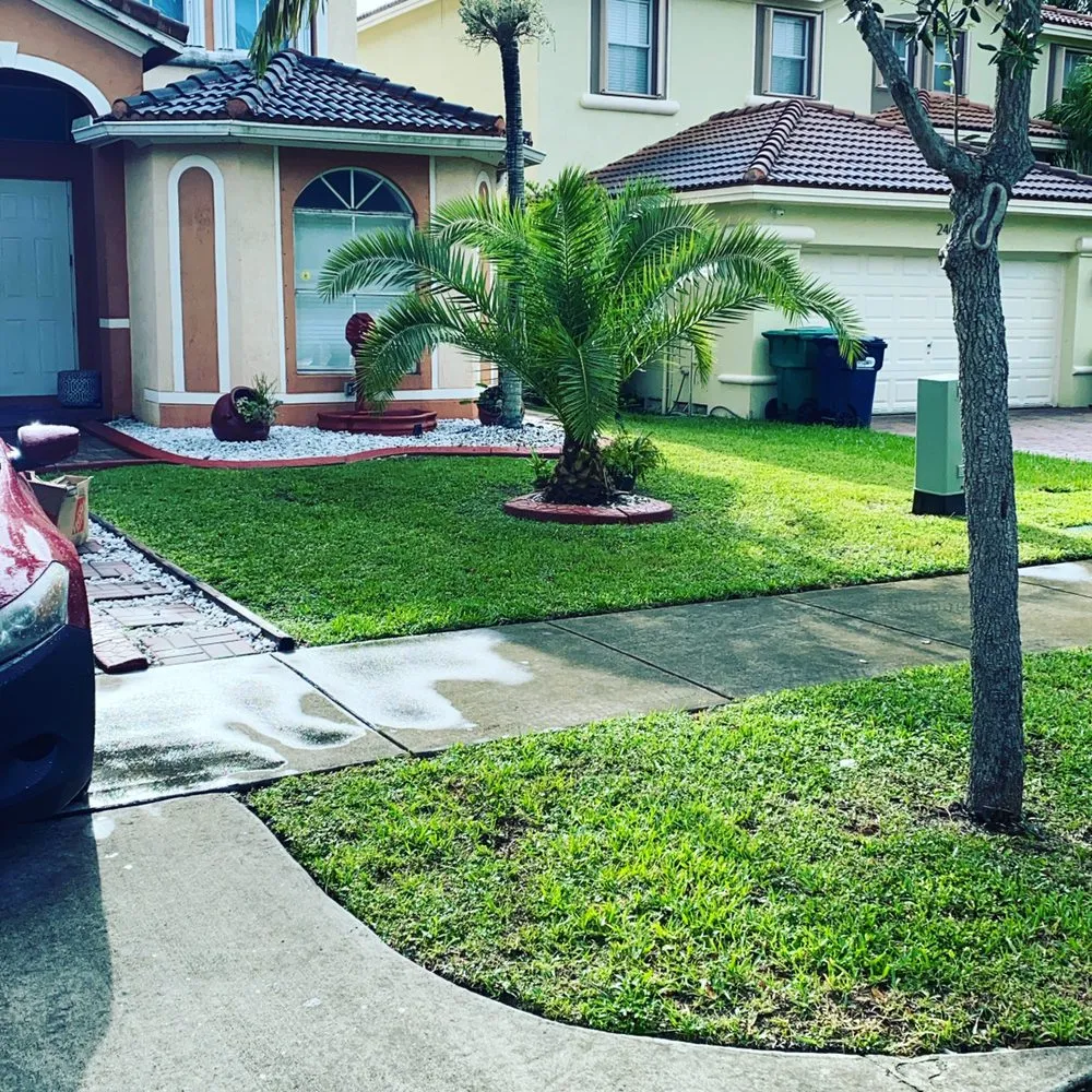 Reliable outdoor landscaping in Miami, FL by Eazy Do It landscaping & Remodeling