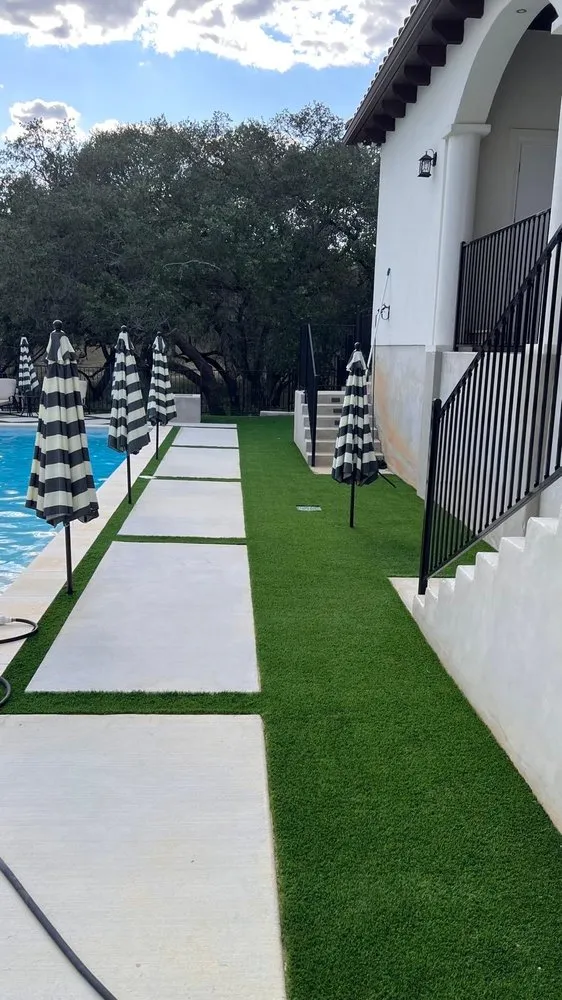 Custom lawn mowing service for year-round maintenance in San Antonio, TX by EB Advantage