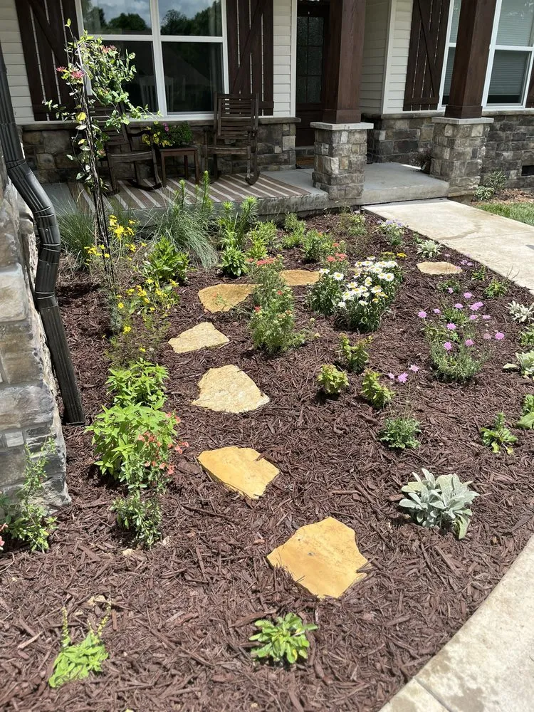Custom landscape installation for homes across Lenoir City, TN - EB Landscaping and Auto Detailing