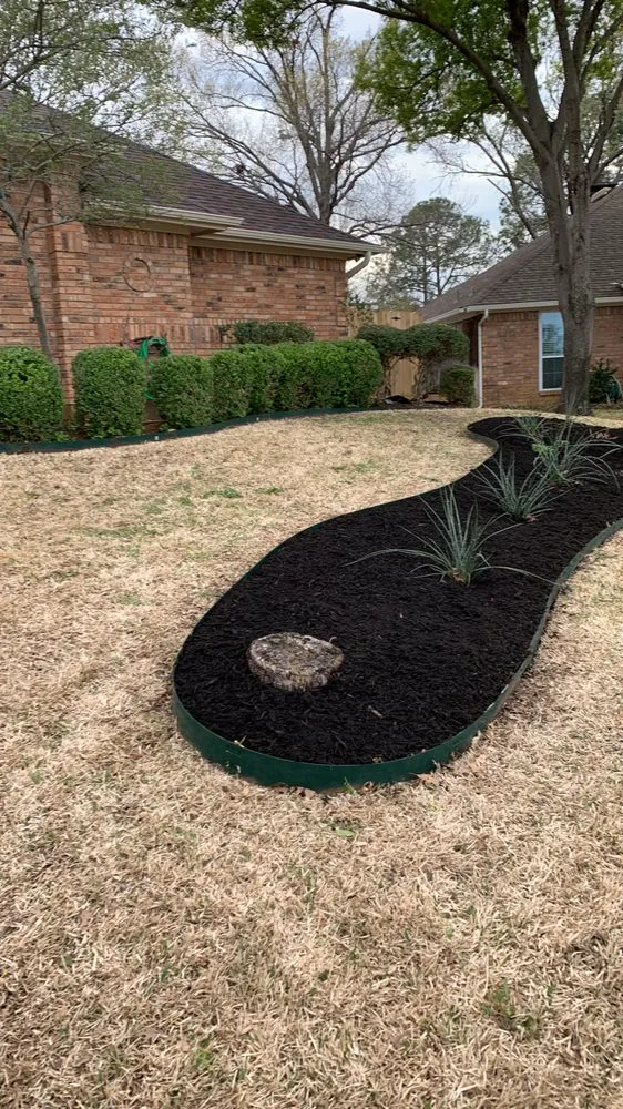 Professional residential landscaping in Fort Worth, TX by EB lawn care