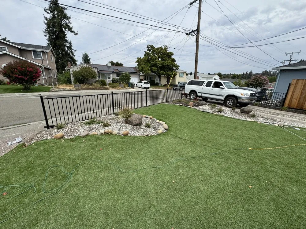Custom lawn care service with custom design in Hayward, CA by Eben Ezer Best Garden & Landscaping services