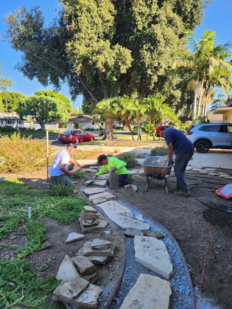 Custom lawn mowing service for outdoor upgrades across Santa Ana, CA - Ebenezer Landscape