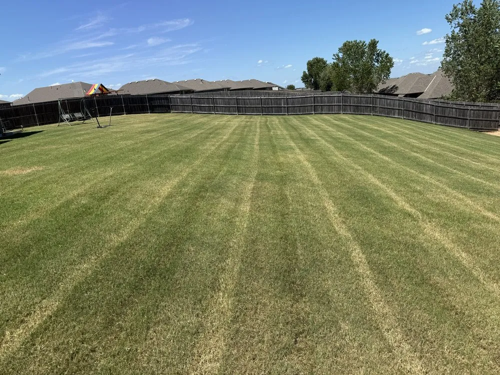 Custom residential landscaping in Del City, OK by Eberly’s Professional Lawn Care