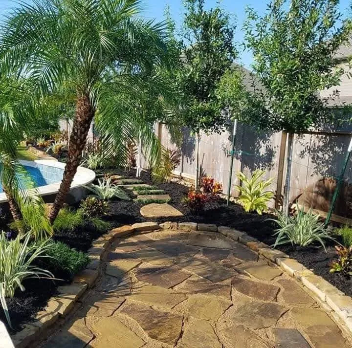 Affordable outdoor landscaping near you across Dickinson, TX - Eber's landscape and Tree Service
