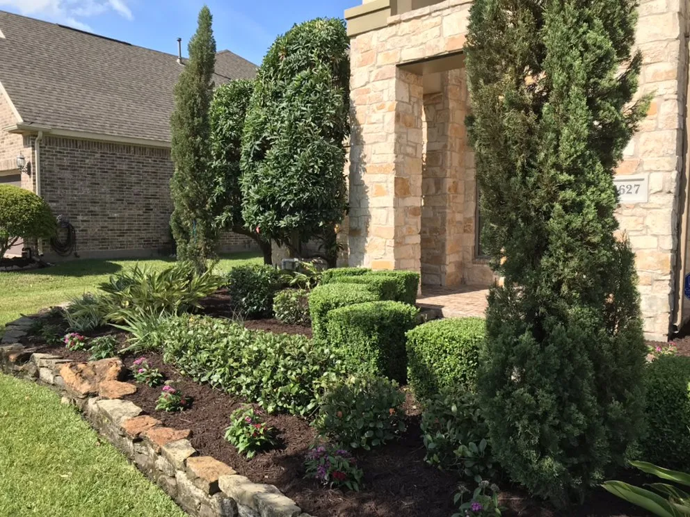 Expert lawn mowing service for homes across Dickinson, TX - Eber's landscape and Tree Service