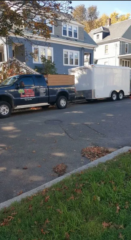 Custom yard cleanup service in Lynn, MA by EBL Landscape & Construction