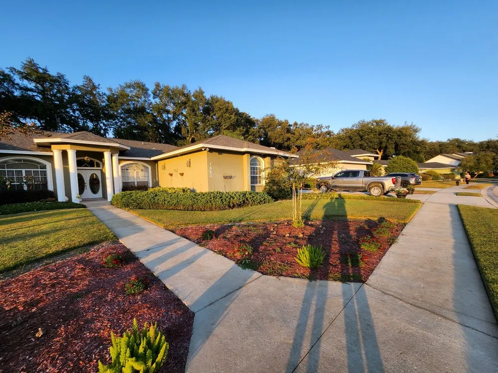 Custom residential landscaping for year-round maintenance in Lakeland, FL by EBP Landscaping