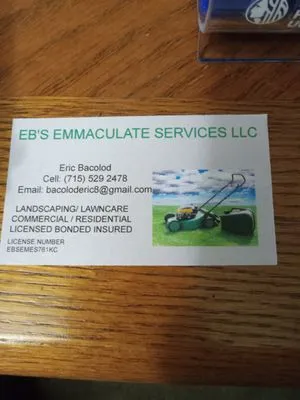 EB's Emmaculate Services Logo