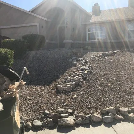 Professional yard cleanup service for outdoor upgrades in Kingman, AZ by EBS Landscapes