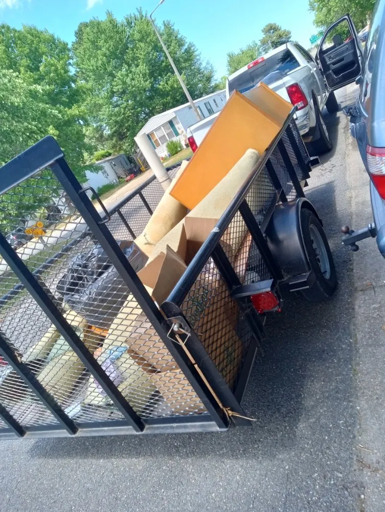 Custom yard cleanup service with custom design across Newport News, VA - EC Junk Removal