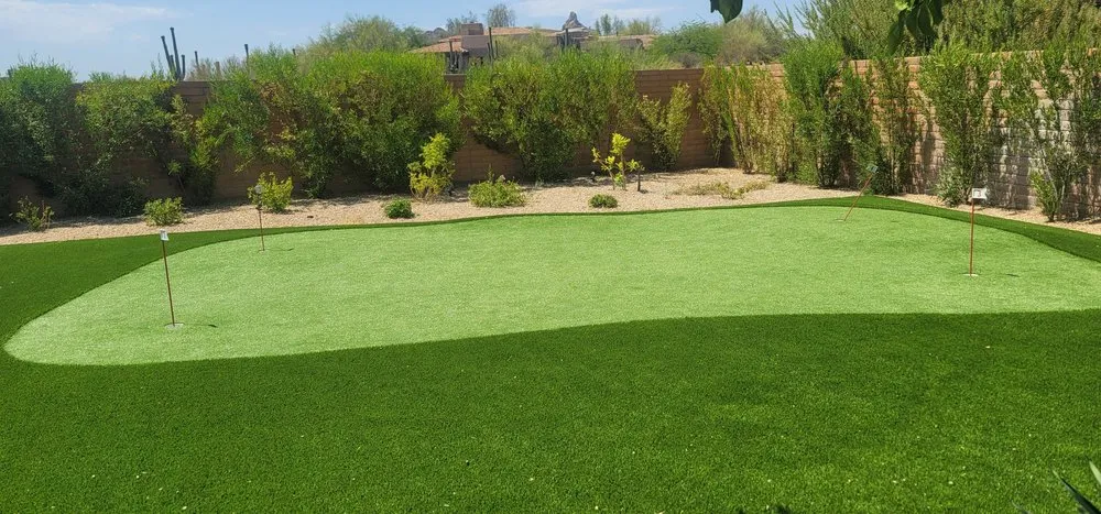 Local outdoor landscaping with custom design in Phoenix, AZ by EC Landscaping Service