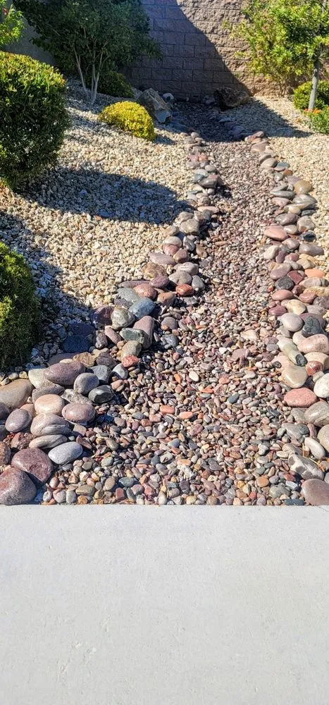 Custom landscaping services for outdoor upgrades in Las Vegas, NV by E&C Lawn Management