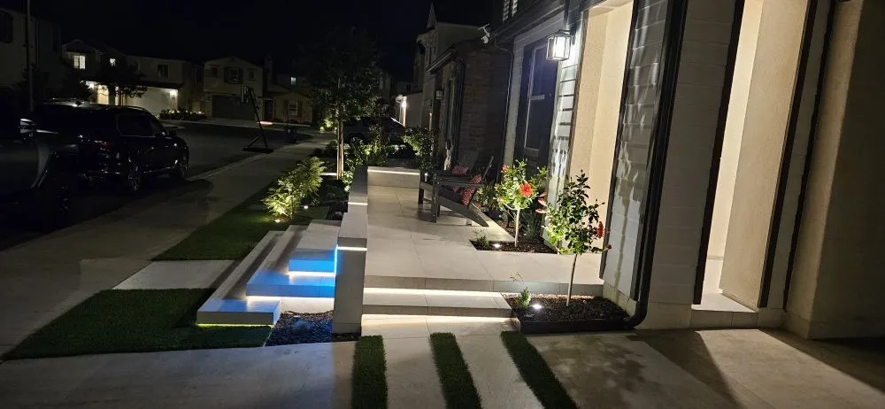 Affordable lawn mowing service with custom design in Irvine, CA by Echo Family Landscaping