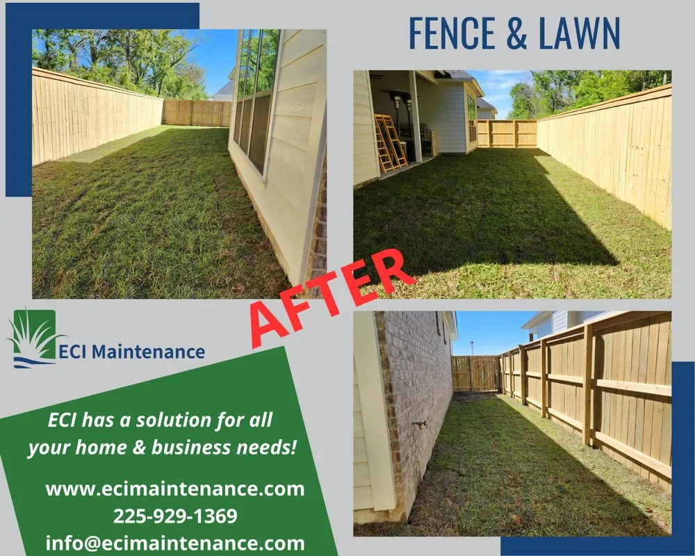 Affordable yard maintenance in Baton Rouge, LA - ECI Maintenance