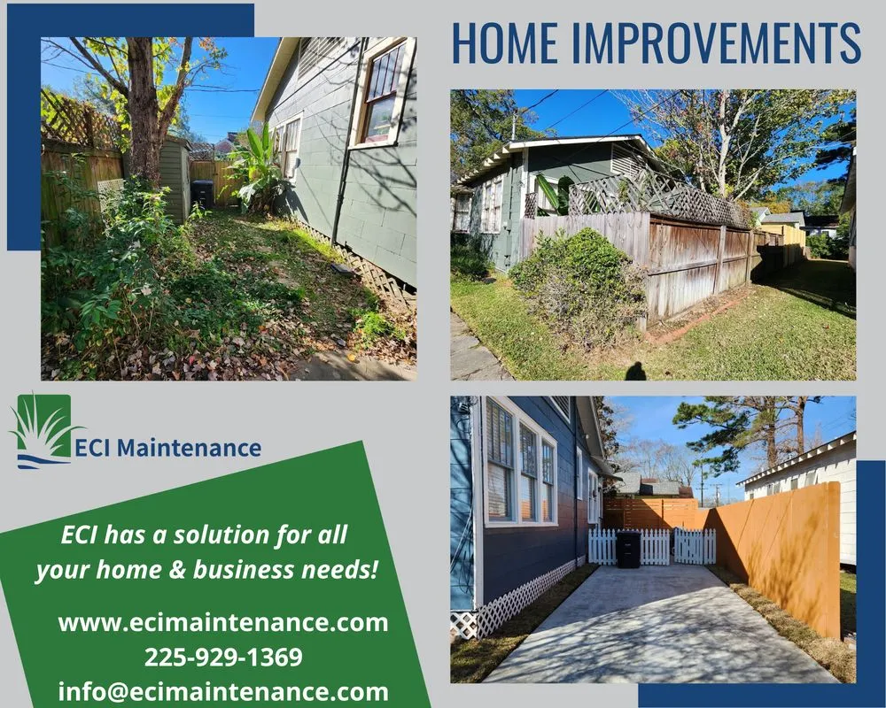 Trusted landscape installation for beautiful yards in Baton Rouge, LA by ECI Maintenance