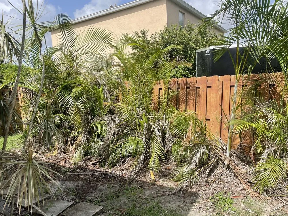 Affordable yard cleanup service for residential properties in Fort Pierce, FL by Ecker's Lawn & Tree Services